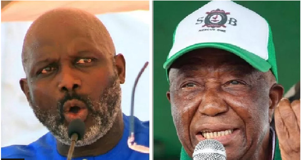 The two leading candidates, President George Weah and Joseph Boakai