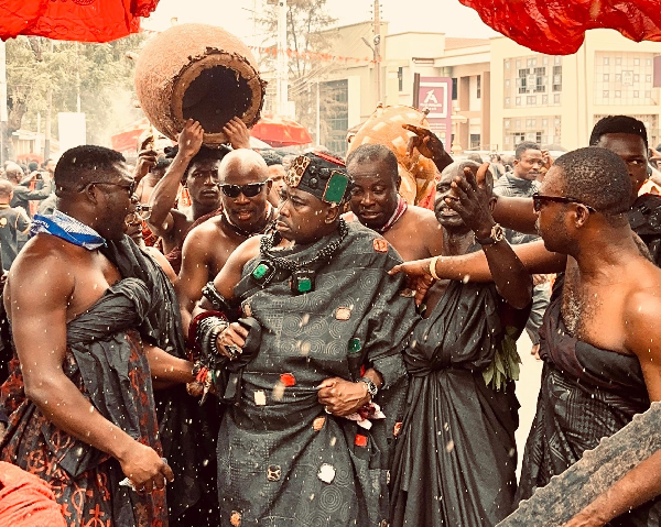 The Agogomanhene Nana Akuoko Sarpong was represented at the Doteyie in Kumasi