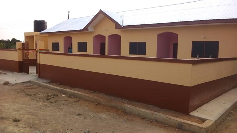 One of the newly constructed bungalows for the teachers of Zorh