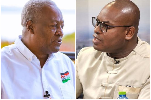 John Dramani Mahama and Richard Ahiagbah