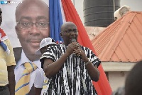 Dr. Mahamudu Bawumia on one of his campaign tours