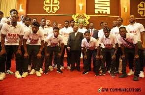 President Nana Addo Dankwa Akufo-Addo meets Black Stars at the Jubilee House | File photo