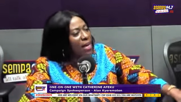 Former Minister of Tourism, Arts, and Culture, Catherine Afeku