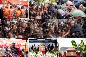 Scenes from the Dote Yie of  late Asantehemaa, Nana Konadu Yiadom III