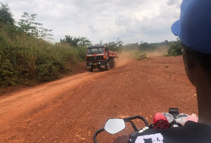 The farmers have appealed to local authorities to at least grade the roads