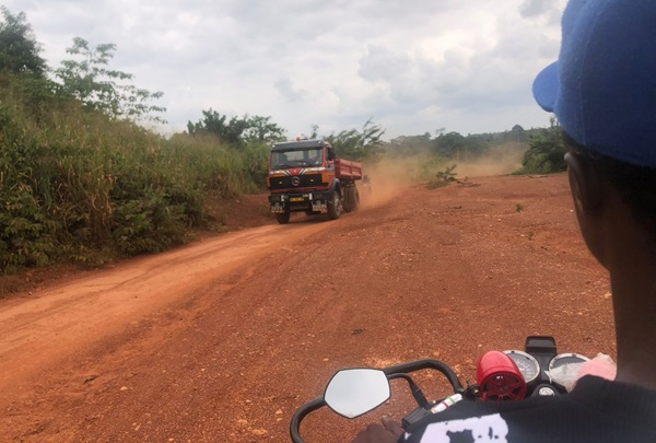 The farmers have appealed to local authorities to at least grade the roads