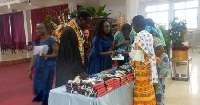 A photo from the launch of the Akuapem Twi Bible