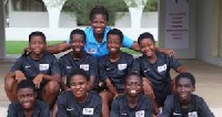 Some female footballers of Right To Dream Academy