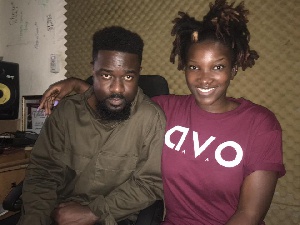 Sarkodie and late Ebony