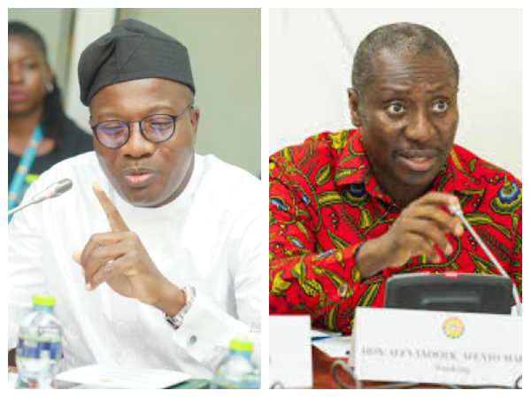 Mahama Ayariga and Alexander Kwamena Afenyo-Markin