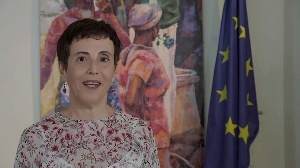 The EU Ambassador To Ghana, H.E Diana Acconcia112