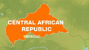 Central African Republic CAR Map