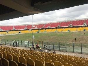 Funding has been received to complete the University of Ghana Stadium