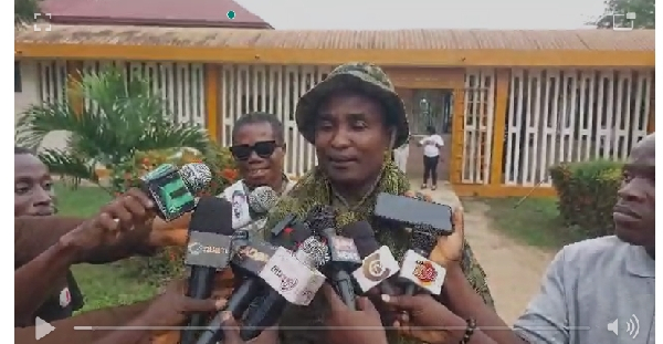 Colonel Robert Narh is the National Anti-Galamsey Army Commander