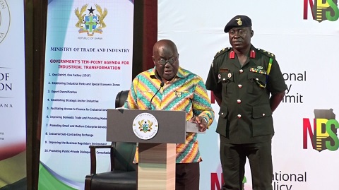 President Akufo-Addo assured rapid and aggressive industrialisation