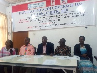 Speakers at the 2018 Day of Universal Health Coverage (UHC)
