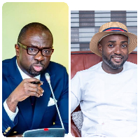 Collage of the Manhyia South MP Barfour Awuah and the CPC Assemblyman