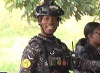 The police officer woho 'turned up' for duty at BECE centre in Accra