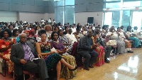 A section of the congregation