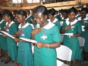 After a training process of about 3 years,these nurses and trained teachers, are posted