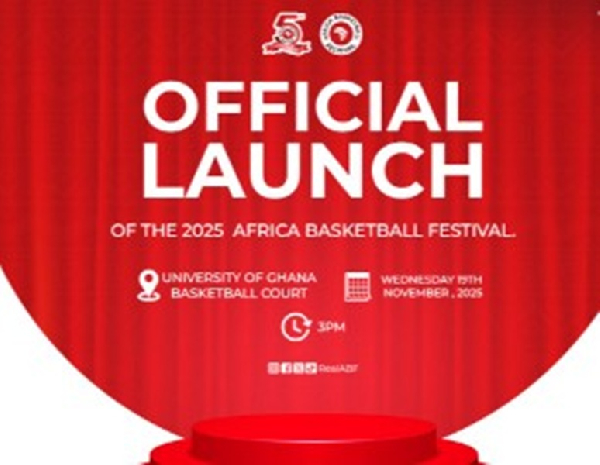 The 2025 Africa Basketball Festival will take place at the University of Ghana