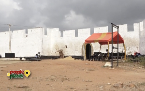 A photo of the Fort Good Hope at Senya Breku