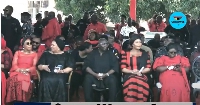 Political figures at the late Naa Dedei Omaedru III's funeral