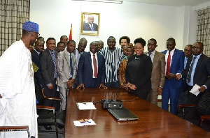 Commonwealth Alliance of Young Entrepreneurs-West Africa pays a courtesy call to Veep Bawumia