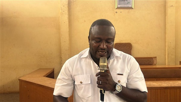 Abubakar Sedik is the District Chief Executive (DCE) for Ahafo Ano South West