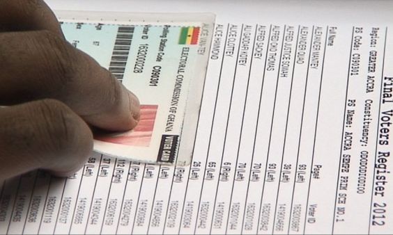 Voters Register(file photo)