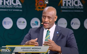 Herbert Mensah is the President of Rugby Africa