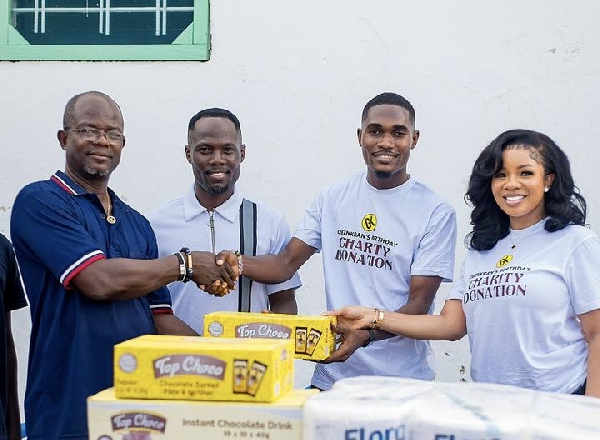 Blogger Obinkran Jr donates to Teshie Orphanage on his birthday