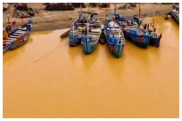 An aerial view of the Ankobra River
