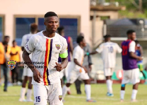 Hearts of Oak's captain and defender, Kofi Agbesimah