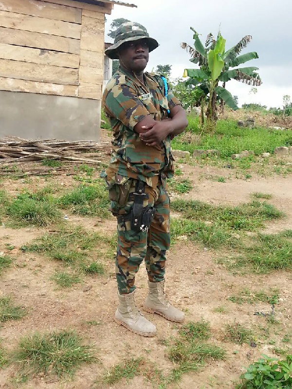 Anthony Nana Wiafe poses as a soldier to allegedly defraud some residents of Nsawam