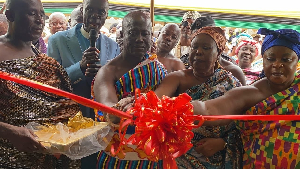 Barimah Fredua Agyemang at the commissioning