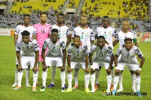 Black Stars in a group photo