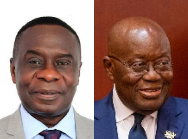 Nana Addo Dankwa Akufo-Addo (right), James Gyakye Quayson (left)