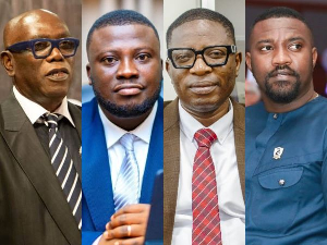 L-R: Dr Norman, Dr Frank Amoakohene, Tanko Computer and John Dumelo