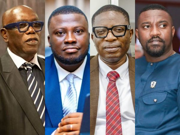 L-R: Dr Norman, Dr Frank Amoakohene, Tanko Computer and John Dumelo