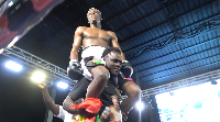 Samuel Takyi after the win over Emmanuel Quartey