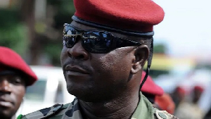 Colonel Claude Pivi has been on the run since last year's dramatic prison break in Conakry