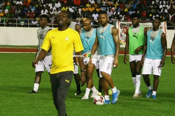 Black Stars coach CK Akonnor and his players