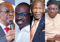 L-R: Alban Bagbin, Baffour Awuah, Sam Okudzeto and Mahama Ayariga