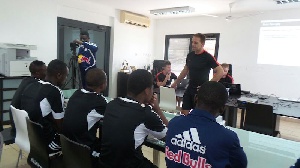 Red Bull Salzburg officials are holding a refresher course for WAFA officials