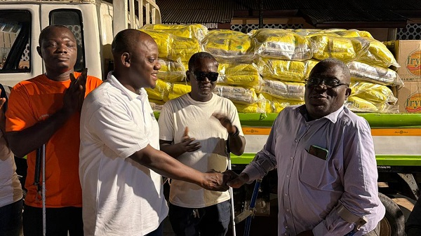 Ibrahim Mahama supports disability groups with Christmas donation
