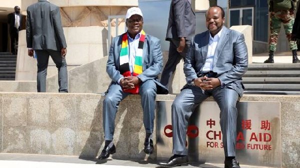 President Mnangagwa and King Mswati (Photo credit - sundaymail.co.zw)