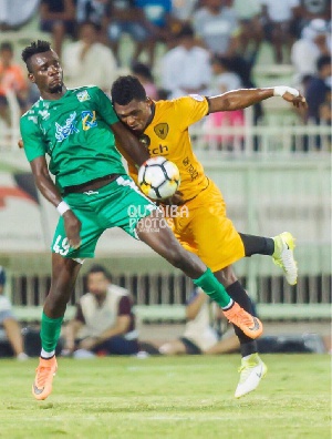 Rashid Sumaila was voted as the best player in the Super Cup defeat to Al Kuwaiti