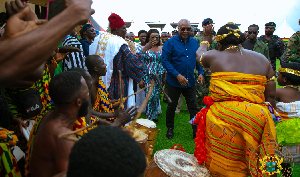 The crowd responded enthusiastically to President Mahama’s message of gratitude and progress