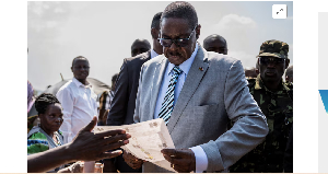 Malawi's presidential candidate and leader of the Democratic Progressive Party Peter Mutharika